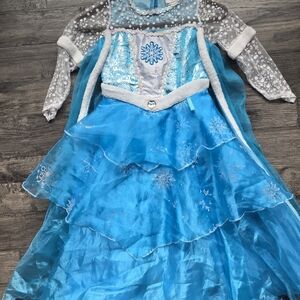Blue Snow Princess Costume for Kids